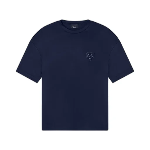 Giorgio Armani Logo Embroidered Crewneck T-Shirt