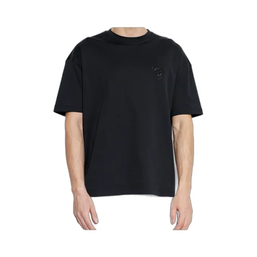 Giorgio Armani Logo Embroidered Crewneck T-Shirt