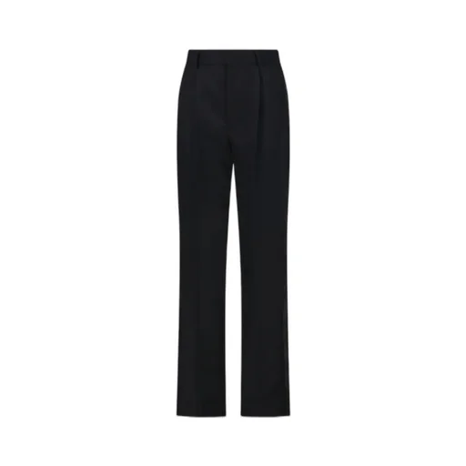 Pleated Straight Trousers