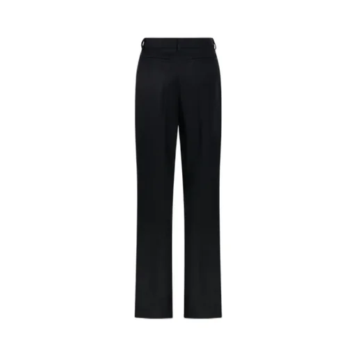 Pleated Straight Trousers