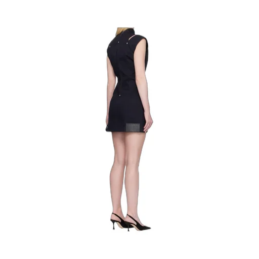Zip-Front Sleeveless Dress