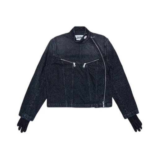 Detachable Glove Denim Jacket