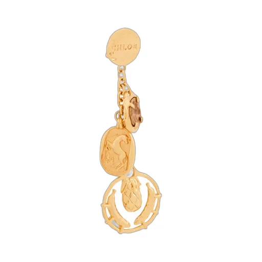 Chloé Medals Earrings