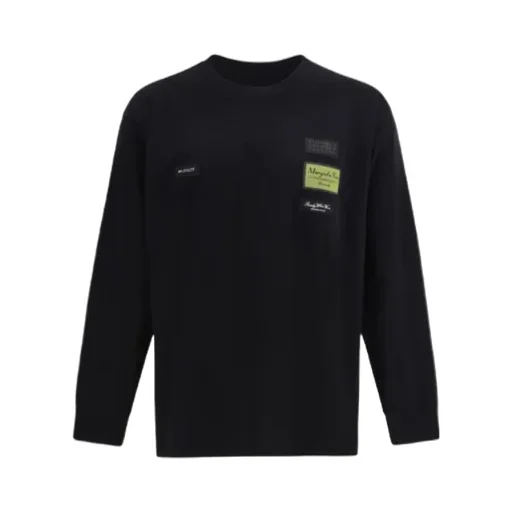 Mm6 Maison Margiela Logo Patch Crewneck T-Shirt