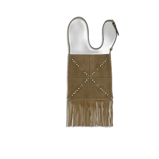 Valentino Nellcte Vlogo Signature Fringed Shoulder Bag