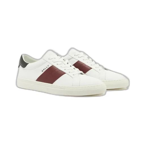 Hedon Sneaker In Blue And White Leather