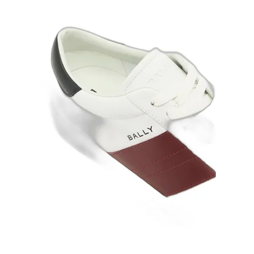 Hedon Sneaker In Blue And White Leather