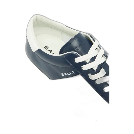 Hedon Sneaker In Blue And White Leather