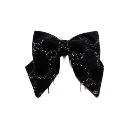 Soft Velvet Hair Slide With Crystals