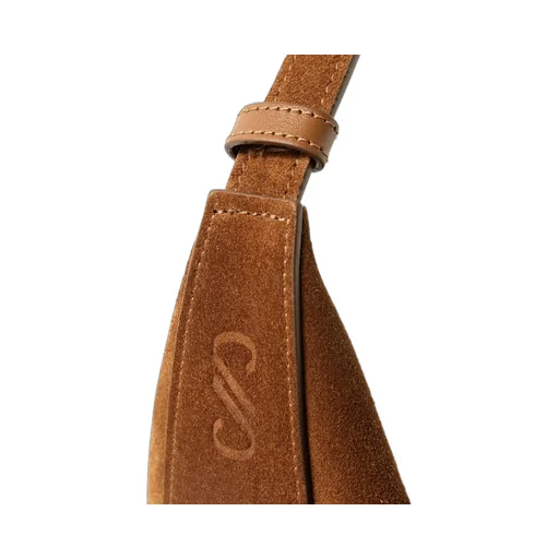 Sliding Patchwork Suede Shoulder Bag