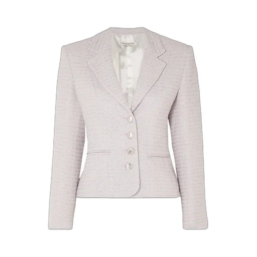 Circular Tweed Suit Jacket