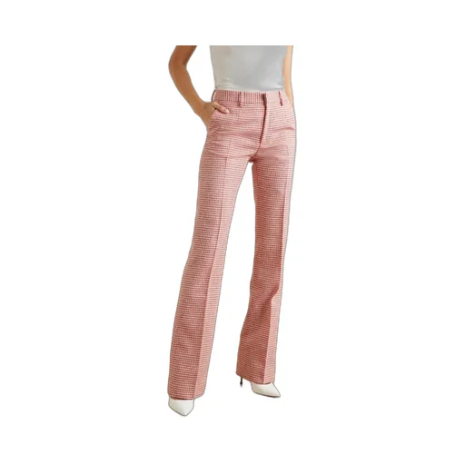 Sequined Straight-Leg Pants