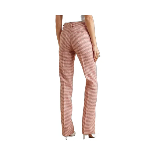 Sequined Straight-Leg Pants