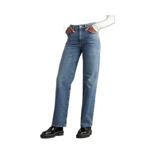 High Waist Straight Jeans