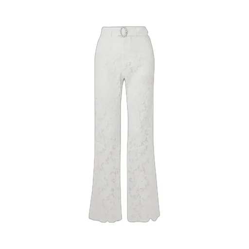 Lace Flare Casual Pants