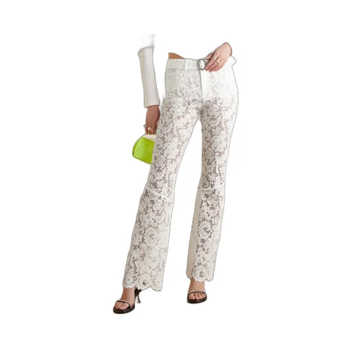 Lace Flare Casual Pants