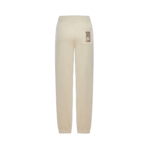 Burberry Ekd Checked Patch Tarck Trousers