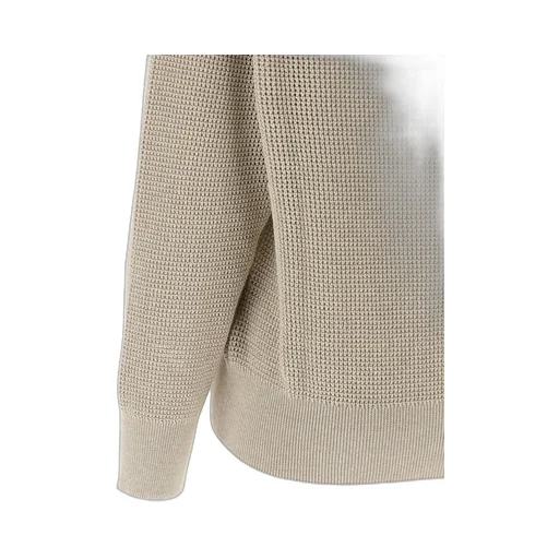 Brunello Cucinelli V-Neck Openwork Sweater