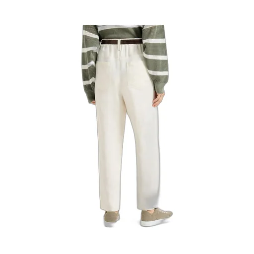 Brunello Cucinelli Elasticated Waist Straight Leg Trousers