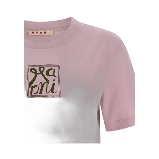 Marni Logo Printed Crewneck T-Shirt