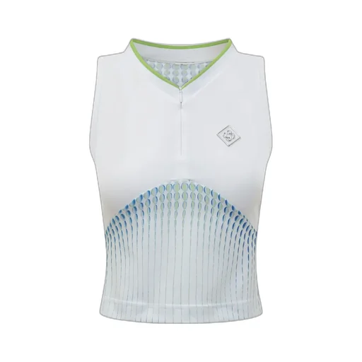 Casablanca Logo Plaque Sleeveless Top