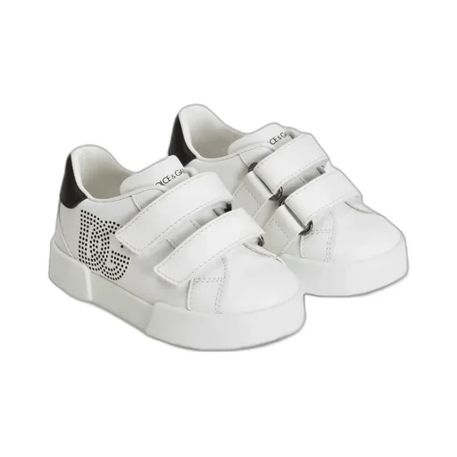 Dolce & Gabbana Kids Logo Perforated Sneakers