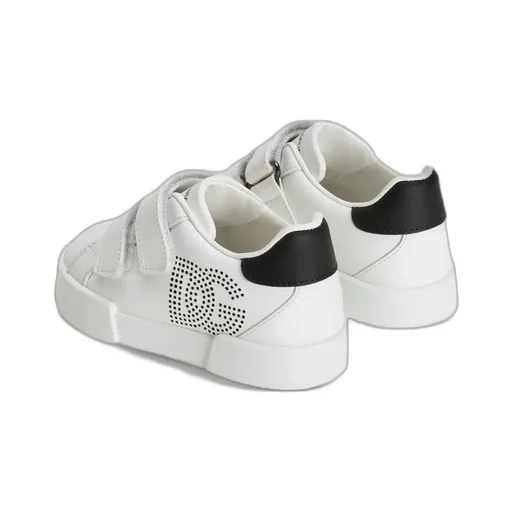 Dolce & Gabbana Kids Logo Perforated Sneakers