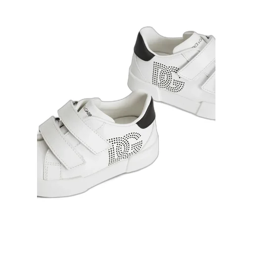 Dolce & Gabbana Kids Logo Perforated Sneakers