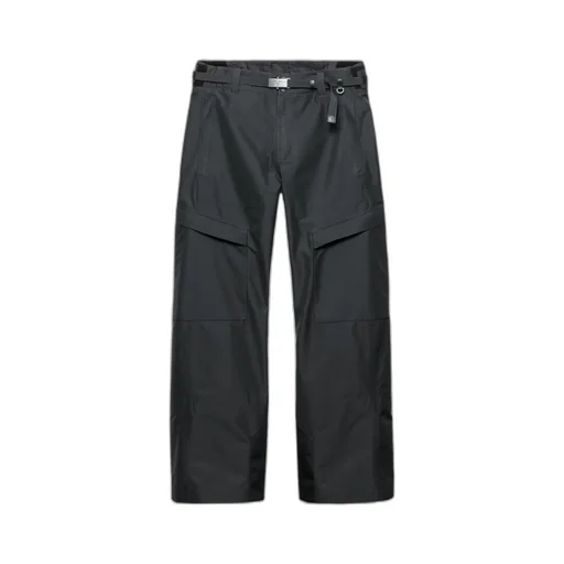 Prada Belted Straight-Leg Trousers