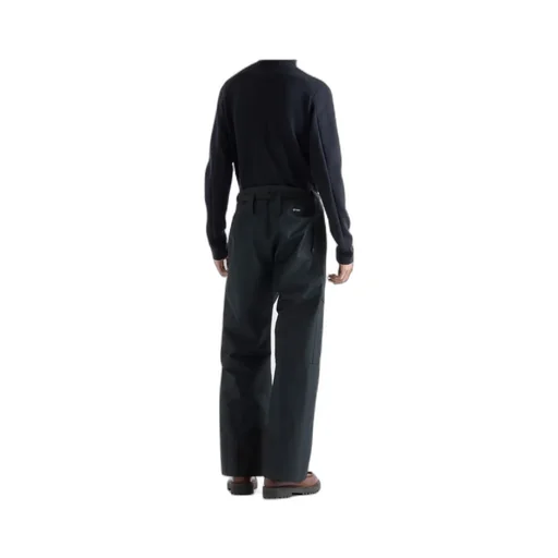 Prada Belted Straight-Leg Trousers