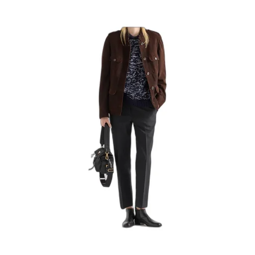 Prada Long-Sleeved Button-Up Jacket