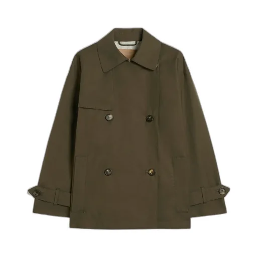 Long-Sleeved Trench Coat