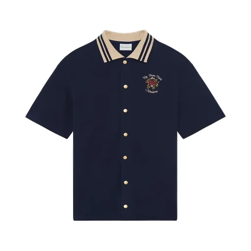 Drle De Monsieur Chemise Pique Slogan Shirt