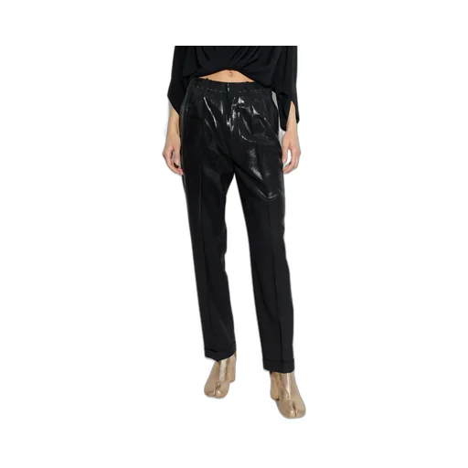 Maison Margiela Shiny Crease Front Trousers