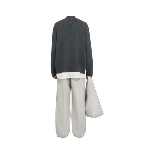 Mm6 Maison Margiela Two-In-One Knit Cardigan