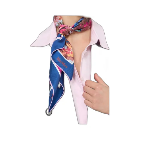 Printed Silk Square Scarf