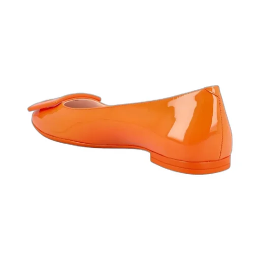 Roger Vivier Logo Embossed Flat Shoes