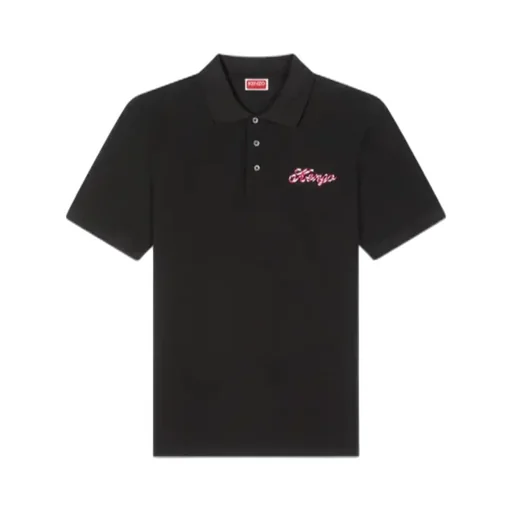 Kenzo Kenzo Winter Holidays Embroidered Slim Polo Shirt