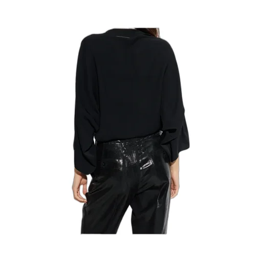 Mm6 Maison Margiela Draped V-Neck Top