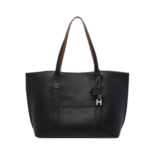Hogan Hanging Accent Script Top Handle Bag
