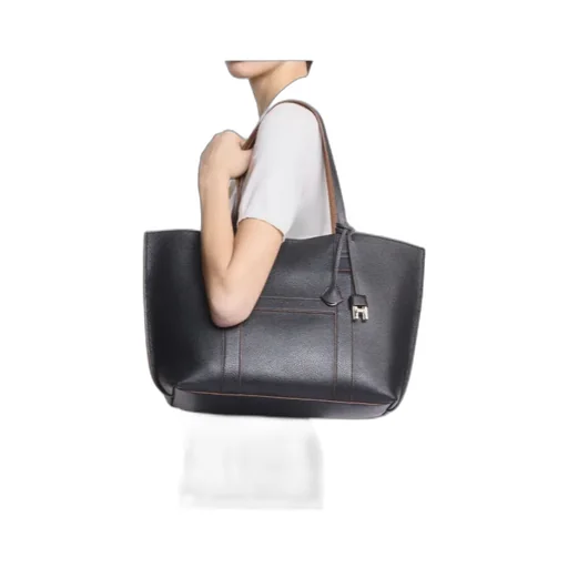 Hogan Hanging Accent Script Top Handle Bag