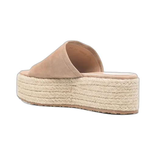 Suede Platform Espadrille Sandals