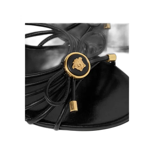 Versace High-Heeled Round-Toe Sandals