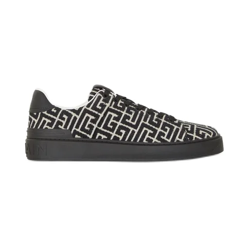 Balmain Monogram Jacquard B-Court Trainers