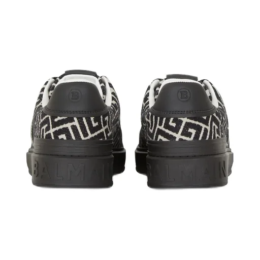 Balmain Monogram Jacquard B-Court Trainers