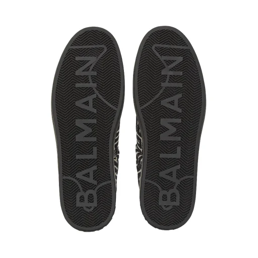 Balmain Monogram Jacquard B-Court Trainers