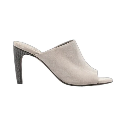Peep-Toe Heeled Sandals