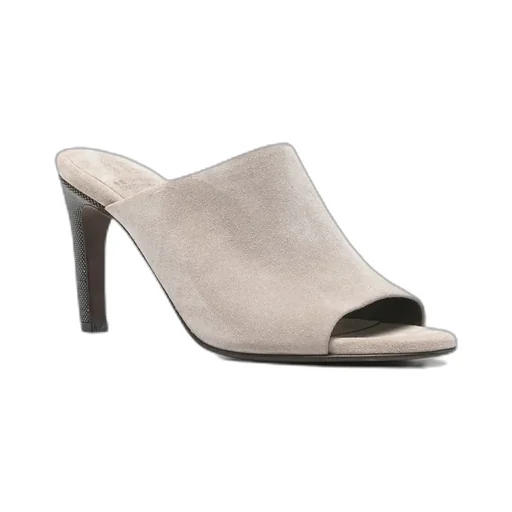 Peep-Toe Heeled Sandals