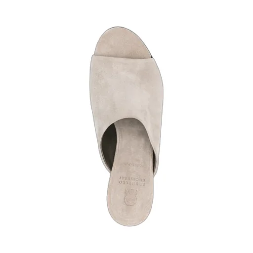 Peep-Toe Heeled Sandals