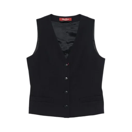 Max Mara Studio Mstmadia V-Neck Waistcoat